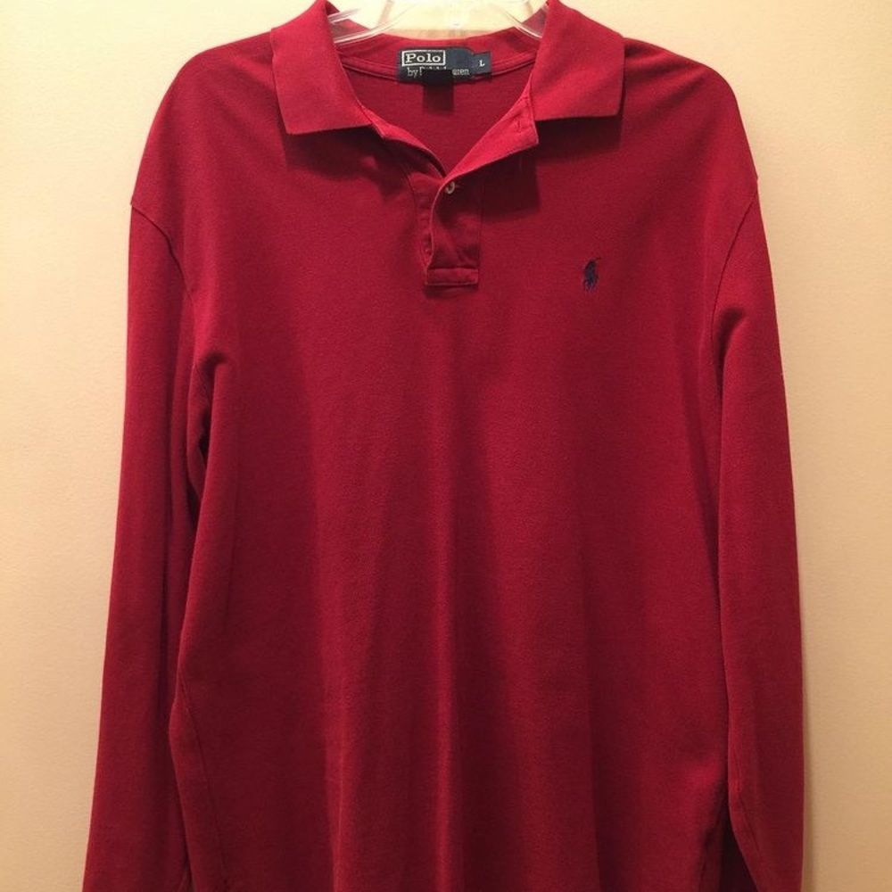Vintage Polo by Ralph Lauren Long Sleeve Polo Shirt with Collar